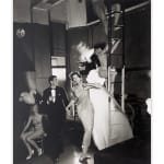 Richard Avedon, Suzy Parker and Robin Tattersall, Evening Dress by Griffe, Folies Bergere, Paris, 1957
