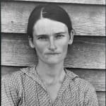 Walker Evans, Tenant Farmer's Wife, Alabama, 1936