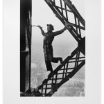 Marc Riboud, The painter of the Eiffel Tower, Paris, 1953