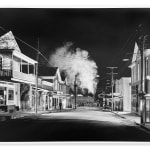 O. Winston Link, Officer Painter Patrols Main Street, Stanley, Virginia, 1956