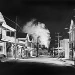 O. Winston Link, Officer Painter Patrols Main Street, Stanley, Virginia, 1956