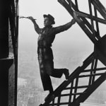 Marc Riboud, The painter of the Eiffel Tower, Paris, 1953