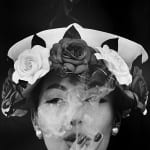 William Klein, Smoke & Veil, Paris (Vogue), 1958