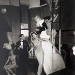Richard Avedon, Suzy Parker and Robin Tattersall, Evening Dress by Griffe, Folies Bergere, Paris, 1957