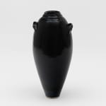 WAYNE NGAN, Yukon Black Vase with Lugs, c. 1990s
