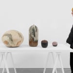 MARIT TINGLEFF, Standing Tiles Series: Red and White, 2020