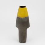 WAYNE NGAN, Yellow and Bronze Sculptural Vase, c. 2016