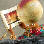 YINKA SHONIBARE, Fire Kid (Girl), 2020