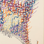 MONIR SHAHROUDY FARMANFARMAIAN, Untitled (Calligraphy 22), 1980