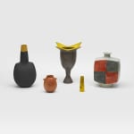 WAYNE NGAN, Sculptural Vase with Lines, 2014
