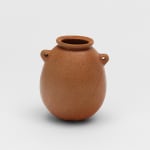 WAYNE NGAN, Orange Vase with Lugs, c. 2000s