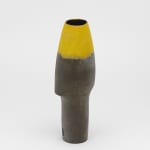WAYNE NGAN, Yellow and Bronze Sculptural Vase, c. 2016