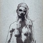 Pablo Picasso, Femme tenant une fleur, executed on 1st May 1971