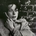 John Deakin, Woman on a bench, Paris, c.1950