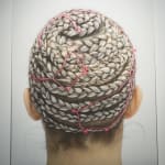 Pusha Petrov, Cusut cu ață albă / Sewed with white thread - Michelle, 2019