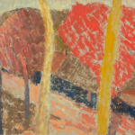 Nicholas Turner, Flowers in a Red Vase, 2023