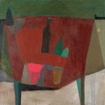 Nicholas Turner, Flowers in a Red Vase, 2023