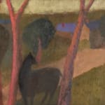 Nicholas Turner, Flowers in a Red Vase, 2023