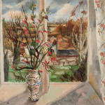 Rowland Suddaby, Flowers in a Window, 1940