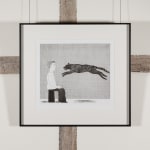 David Hockney, Riding around on a Cooking Spoon, 1969