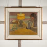 Robert Buhler, Girl Reading Under Lamp, 1948, circa