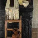 John Copnall, Mediterranean View Across the Rooftops, 1954