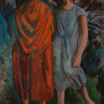 Bernard Meninsky, Mother and Child, 1950