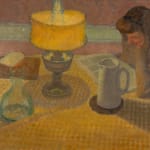 Robert Buhler, Girl Reading Under Lamp, 1948, circa