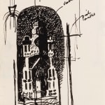 John Piper, Saffron Walden (Clock Tower detail), 1940 circa