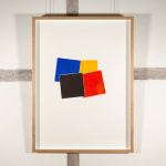 Stephen Buckley, Untitled (Red, Yellow, Blue, Black),