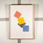 Stephen Buckley, Untitled (Red, Yellow, Blue, Black),