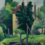 Bernard Meninsky, House and Trees, 1925 circa