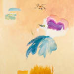 John Hitchens, Black Sunflower and Distant Meadow, 1980