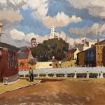 Edward Morland Lewis, Cork Town (with Shandon Church beyond) , 1930-35