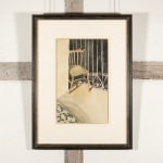 Peter Potworowski, Untitled (White Gateposts)