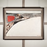 Derrick Greaves, Bouquet Red-Black on White, 1960