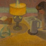 Robert Buhler, Girl Reading Under Lamp, 1948, circa