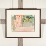 Peter Potworowski, Untitled (White Gateposts)