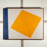 Stephen Gilbert, Composition with Yellow Diamond and Blue Band, 1952-1953
