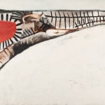 Derrick Greaves, Bouquet Red-Black on White, 1960