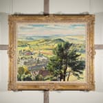 Laura Knight, Summer Landscape, Malvern, Showing St James College