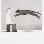 David Hockney, A Black Cat Leaping, 1969-70