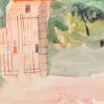 Peter Potworowski, Untitled (White Gateposts)
