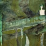 Peter Potworowski, Untitled (White Gateposts)