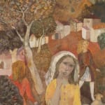 Gwyneth Johnstone, Woman in Yellow, 1970, circa