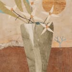 Rachel Hamel-Cooke, Moon Landscape with White Flowers