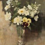 Edward Seago, Flower Study (Ox-Eyes, Chrysanthemums and Pansies)