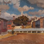Edward Morland Lewis, Cork Town (with Shandon Church beyond) , 1930-35