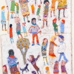 Fred Yates, Man in Doorway, 1980, circa