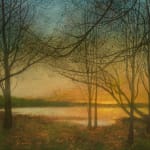 Richard Cartwright, Sundown over Chew Valley Lake, 2024
